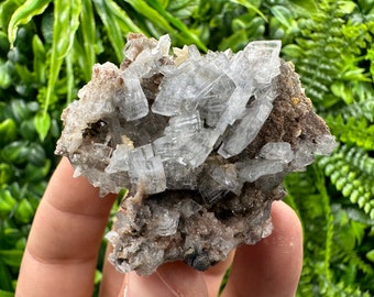 Blaues Baryt aus Spanien, Mineralprobe, Blaues Baryt, Fluorit aus Spanien, Sammlung, Fluorit Sammler, Kristall Fluorit,