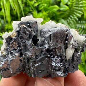 Beautiful skeletal Galena,pyrite,calcite from Borieva mine Madan Bulgaria natural minerals collection specimen souvenir home decor gift