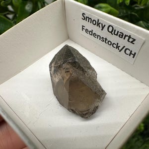Raro quarzo fumé di Fedenstock (montagna) Svizzera, Minerale, Esemplare, Collezione, Quarzo nero, Minerale, Casa, Quarzo fumé, Punta di quarzo