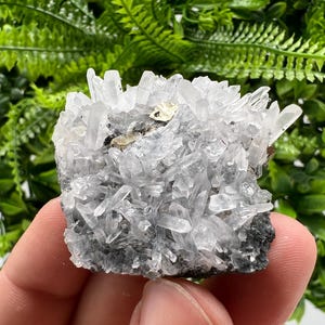 Transparent Quartz whit Rainbow Pyrite Djurcovo Laki Bulgaria natural minerals souvenir crystal stone gift minerals collection rock