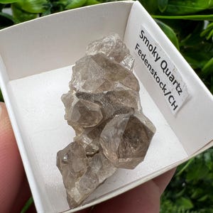 Raro quarzo fumé di Fedenstock (montagna) Svizzera, Minerale, Esemplare, Collezione, Quarzo nero, Minerale, Casa, Quarzo fumé, Punta di quarzo