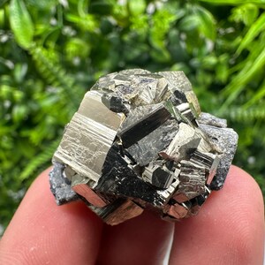 Stunning Pyrite on Sphalerite from 9 th September mine,Bulgaria,natural,collection mineral specimen,home decor stone,rare crystal,collectibl