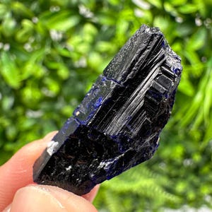 Crystallized Azurite-Kerrouchen,Morocco-Blue Azurite Specimen-High Quality Blue Azurite-Azurite Mineral Specimen, gemmy,lustrous of Azurite