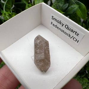 Raro quarzo fumé di Fedenstock (montagna) Svizzera, Minerale, Esemplare, Collezione, Quarzo nero, Minerale, Casa, Quarzo fumé, Punta di quarzo