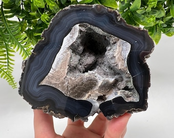 瑪瑙ジオード ターコイズブルー 研磨・染色 | ブラジル産高品質 - Etsy