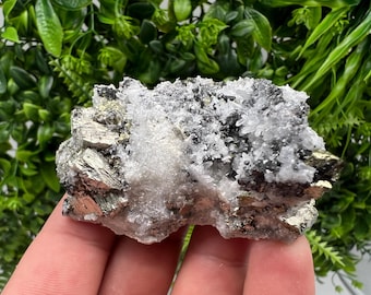 Pyrite on Quartz whit Sphalerite from Krushev dol mine,Madan,Bulgaria,natural,collectible mineral specimen,home decor stone,ear minerals,gif