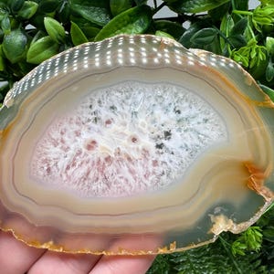 天然ドゥルージーアゲートジオード、クォーツクリスタル - Etsy 日本