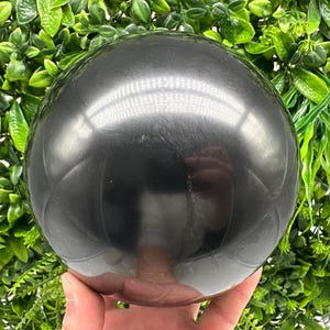 EXTRA LARGE 20CM Shungite Sphere,Shungite Crystal Sphere,Healing Crystal,Highly Energetic Metaphysical,EMF Protection,Polished Sphere