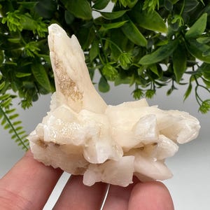 Amazing Calcite on Quartz from Djurcovo mine Laki Bulgaria natural minerals crystal gift rare minerals healing crystal Bulgaria stone