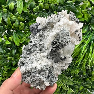 Wonderful Galena,Sphalerite,Calcite on Quartz,natural minerals souvenir crystal gift home decor stone,collection stone Borieva mine Bulgaria