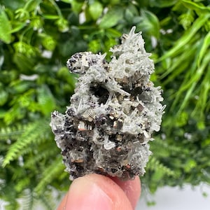 Stunning Pyrite,Galena on Two generations Green Quartz inclusions Chlorite natural minerals,souvenir crystal home decor Borieva Bulgaria