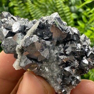 Wonderful Shiny Galena on needle Quartz natural minerals souvenir crystal gift home decor stone Borieva mine Madan Bulgaria galena crystal