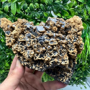 Wonderful Skeletal Galena whit dolomite,natural minerals souvenir crystal collection stone,rare minerals gift Krushev dol mine Bulgaria