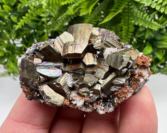 Pyrite with Hematite and Sphalerite on Quartz, Bulgaria Mineral Specimen
