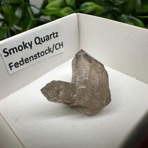 Raro quarzo fumé di Fedenstock (montagna) Svizzera, Minerale, Esemplare, Collezione, Quarzo nero, Minerale, Casa, Quarzo fumé, Punta di quarzo