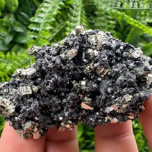 Wonderful Shiny,Golden Pyrite whit Sphalerite from Borieva mine,Bulgaria,natural,collection mineral specimen,home decor stone,crystal,gift