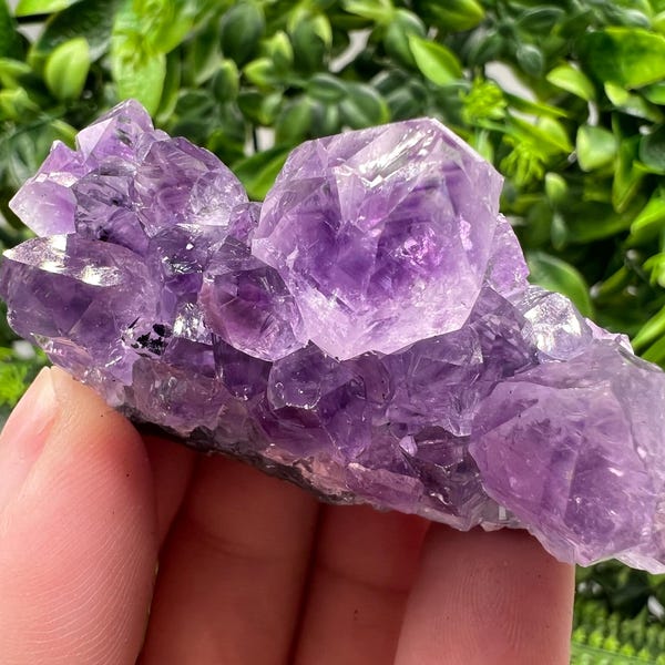 Uruguay Amethyst Crystal: Purple Quartz Home Decor - 57 Grams