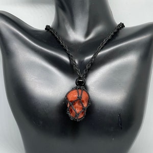 Crystal Skull Rope Necklace
