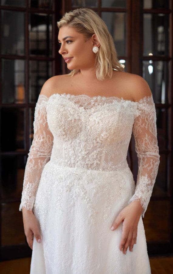 Robe de mariee grande taille Robe de mariee grande taille une ligne Robe de mariee grande