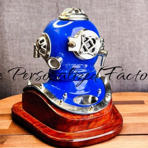 Mini Taucherhelm | Perfekt für Sammler und Meeresliebhaber | Einzigartige nicht funktionsfähige Tauchausrüstung für die Anzeige | Retro Tiefseetaucher Ausrüstung