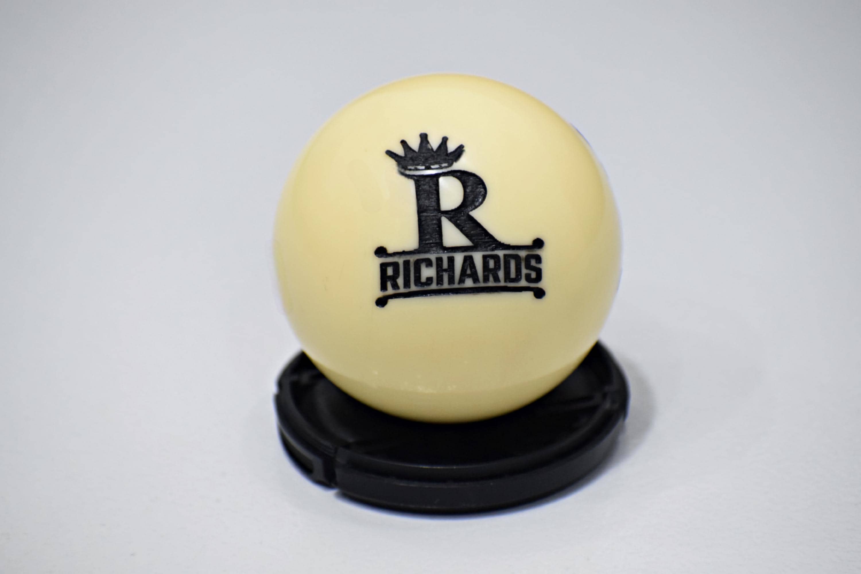 Custom Personalized Cue Ball – Laser Engraved Billiard