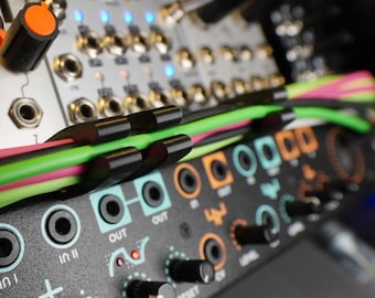 Eurorack modulaire kabelhouder 3D geprint (incl. 3 mm schroeven)