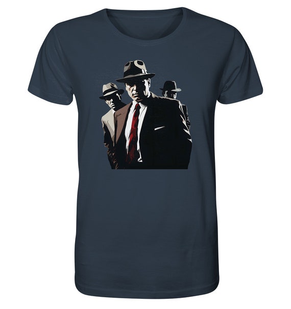 T shirt Organic Cotton Mafia Mafiosi Gangster Cosa Nostra Mafia Boss Camorra Underworld New York Unisex Etsy Ireland