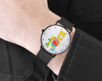 シンプソンズ、バート・シンプソン、ホログラフィック、デジタル腕時計