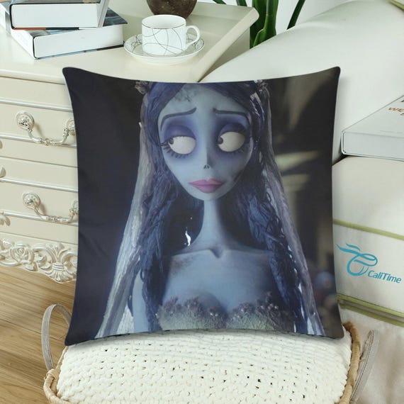 Juego de fundas de almohada de La novia cadáver con dos lados