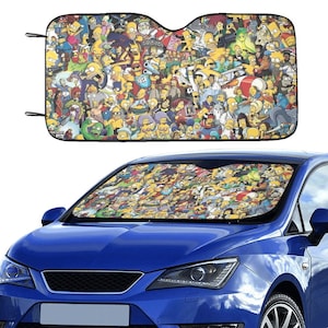 Simpsons Car Sun Shade