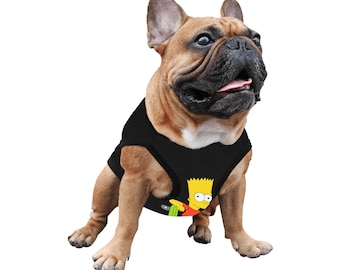Bart Simpson Dog Cat Tank Top Pet
