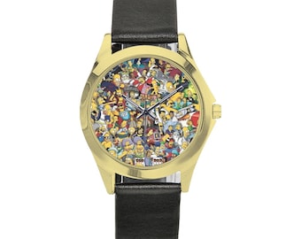 Die Simpsons Unisex Armbanduhr