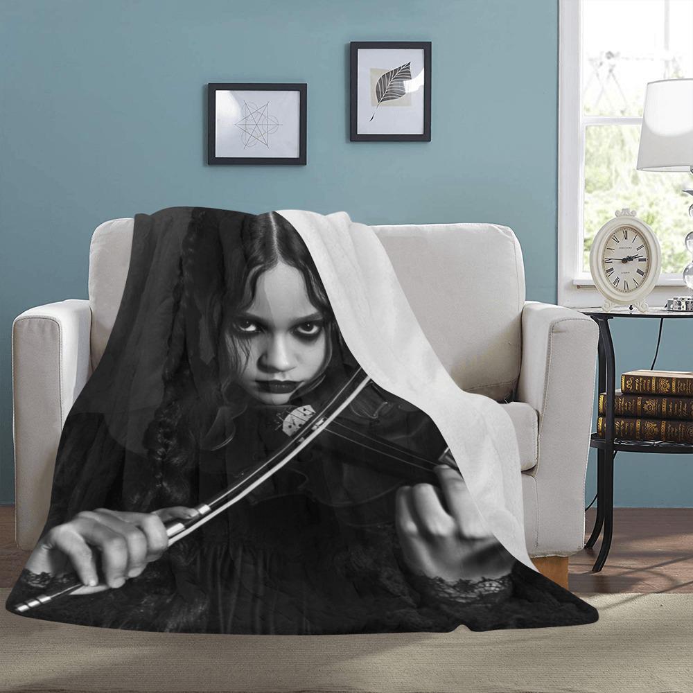 Discover Jenna Ortega Fleece Throw Blanket