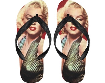 Marilyn Monroe Flip Flops Unisex