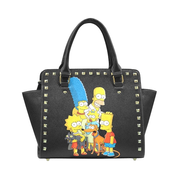 Simpsons Bag Shoulder Handbag Purse Leather Crossbody Birthday Gifts Etsy Ireland