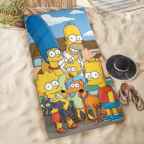 Simpsons Beach Towel - Etsy