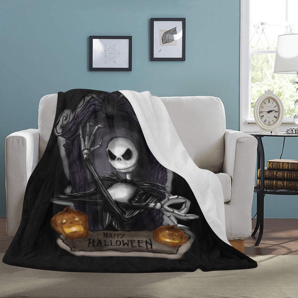 Jack Skellington Blanket Etsy UK