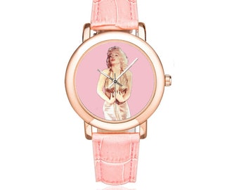 Monroe Rose Gold Tone Stainless Steel 36mm Unisex Watch - Etsy display picture 1