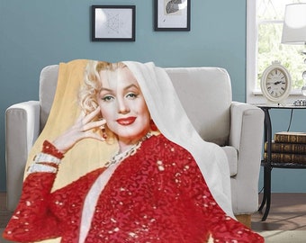 Marilyn Monroe Blanket Throw Birthday Gifts