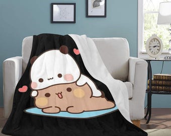 Bubu Dudu Inspired Throw Blanket Anniversary Gifts