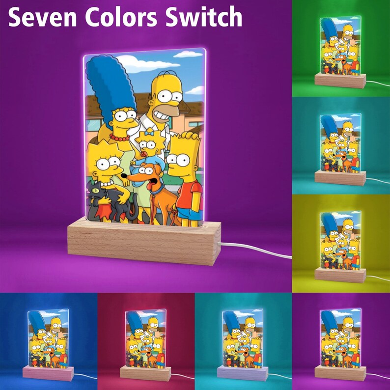 Simpsons Plug It In Simpsons Photo Frame LED - Etsy