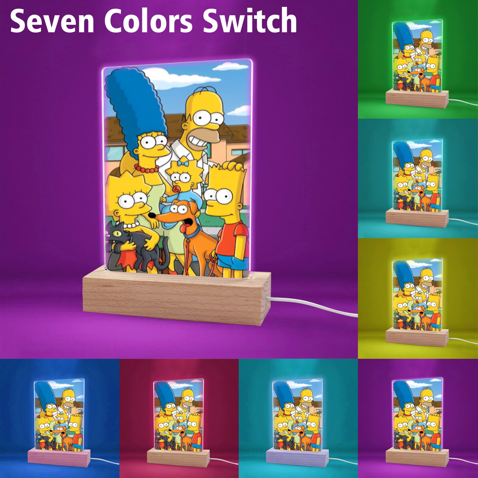 Simpsons Photo Frame LED - Etsy