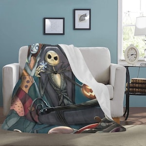 Jack Skellington Throw Blanket