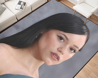 Jenna Ortega inspiriert Bereich Teppich Geburtstag Mutter Vatertag Geschenke