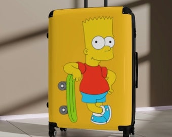 Bart Simpson Luggage Suitcase Travelling Gifts