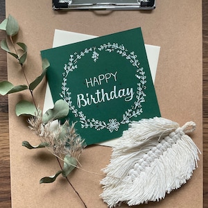 ORIGINAL Geburtstagskarte „Happy Birthday“ mit Briefumschlag