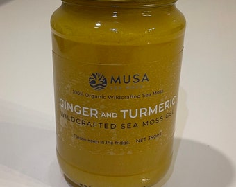 Turmeric and Ginger infused Sea Moss Gel