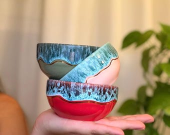 Handmade Ceramic Tapas Bowl Gift for Her pottery bowl aesthetic bowl cute clay bowl