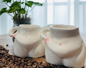 amor maneja taza de cuerpo taza divertida taza femenina taza de café taza de té idea de regalo Torso taza a tope taza de regalo conjunto de regalo de cumpleaños regalo del Día de la Madre