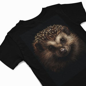 Hedgehog t shirt - Cute Hedgehog T Shirts - Animal Graphic Shirt -  Hedgehog lover Gifts - Nature Lover Shirt - Quirky Autumn animal tee